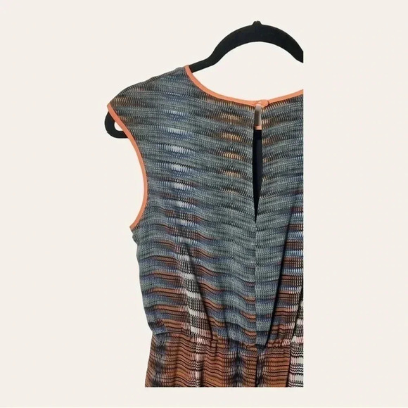 1122. ANTHROPOLOGIE HD IN PARIS MAXI DRESS SLEEVELESS SIZE 0 MULTICOLORED - Picture 8 of 10